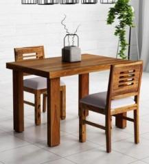 Kendalwood Furniture Premium Dining Room Furniture Wooden Dining Table with 2 Chairs Solid Wood 2 Seater Dining Set