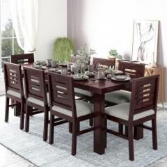 Kendalwood Furniture Premium Dining Room Furniture Wooden Dining Table with 8 Chairs Solid Wood 8 Seater Dining Set