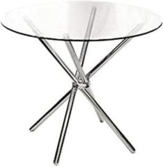 Klm System Glass 4 Seater Dining Table