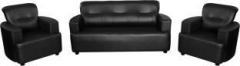 Knight Industry Foam 3 + 1 + 1 BLACK Sofa Set