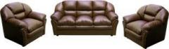 Knight Industry Solid Wood 3 + 1 + 1 D BROWN Sofa Set