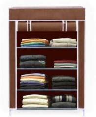 Konline cloth stand and rack storage Carbon Steel Collapsible Wardrobe