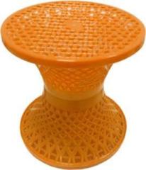 Kuber Industries Mesh Design Both Sided Plastic Sitting Stool For Indoor & Outdoor in Damroo Style Stool