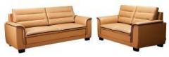 Kurlon Cara Leatherette 3 + 2 Beige Sofa Set
