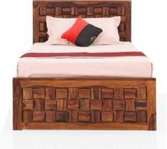 Ladrecha Furniture Sheesham Single Size Bed Without Storage for Home/Hotel for Bedroom/LivingRoom Solid Wood Single Bed