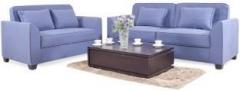 Lillyput Fabric 3 + 2 Blue Sofa Set