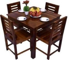 Lizzawood Dining Set Solid Wood 4 Seater DIY Solid Wood 4 Seater Dining Set