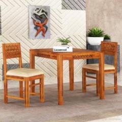 Lizzawood P Solid Wood 2 Seater Dining Set