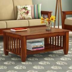Lizzawood Premium Quality Wooden Furniture Center Table Solid Wood Coffee Table