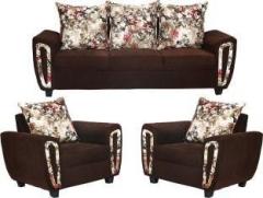 Look In Furniture Fabric 3 + 1 + 1 brown Sofa Set