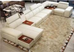 Lukrain Leatherette 3 + 2 + 2 Sofa Set