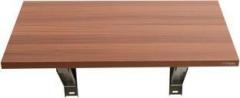 Madhuran Royal Mini Wall Mounted Walnut Table Engineered Wood Study Table