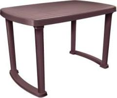 Maharaja Dining Table for Home, Offices and Restaurant, Outdoor 4 Seater Dining Table Brown Plastic 4 Seater Dining Table