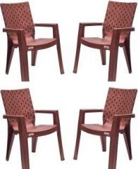 Maharaja Moulded Matrix Durable Strong Chair with Long Rest Back Plastic Outdoor Chair