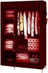 Maison & Cuisine 105NT Brown PP Collapsible Wardrobe