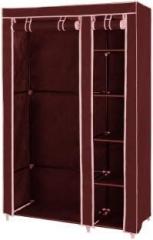 Maison & Cuisine Portable Fabric Foldable Wardrobe with 6 Shelves, 175x110x45cm 0718M PP Collapsible Wardrobe