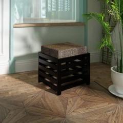 Manzees Solid Wood End Table