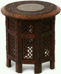 Martcrown Showpiece Table Solid Wood Side Table