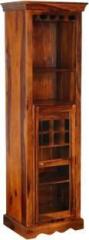Marutiwod Solid Wood Bar Cabinet