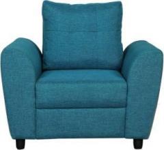 Master Kraft Starlon In Fabric Blue Fabric 1 Seater Sofa