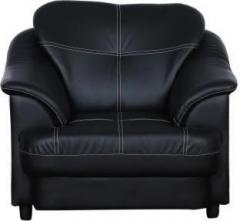 Master Kraft Titanic In Leatherite Black Leatherette 1 Seater Sofa
