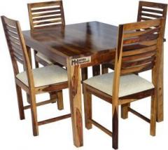 Meera Handicraft Sheesham Wood Solid Wood 4 Seater Dining Set