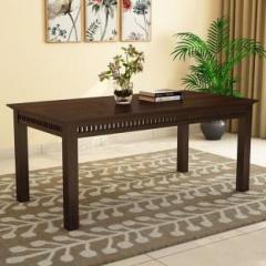 Mk Furniture Solid Wood 6 Seater Dining Table
