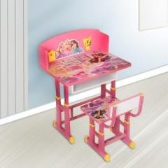 Mlu Unique desk/kids study table and chair set / Height Adjustable Pink Metal Desk Chair