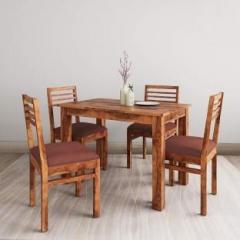Mooncraft Solid Wood 4 Seater Dining Table