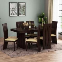 Mooncraft Solid Wood 6 Seater Dining Set