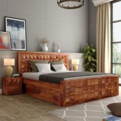Mooncraft Solid Wood Queen Drawer Bed