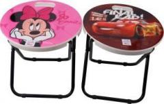 Mopi Mickey & Final Car lap Cartoon Character Stool Kids Multipurpose Foldable Stool / Table Cartoon Printed Sitting Travel Stool / Chair / Table For Kids Best For Birthday Gifts Stool