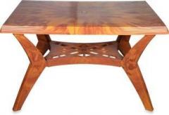 National Jaipur Roma Four Seater Dining Table, Mangowood Plastic 4 Seater Dining Table
