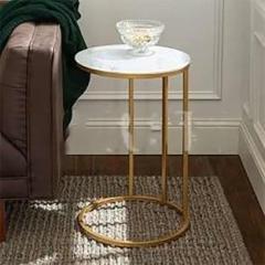 Navkar Exporters SIDE TABLE / END TABLE MARBLE & METAL SIDE TABLE / END TABLE MARBLE & METAL Metal Console Table
