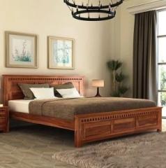 Nehawood Solid Wood King Bed