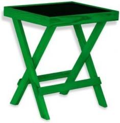 Netwood Designer GREEN Solid Wood Side Table