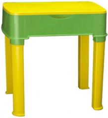 Nilkamal Apple Moulded Baby Desk in Yellow & Green Colour