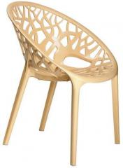 Nilkamal Crystal PP Chair in Beige Colour