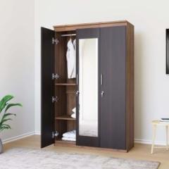 Nilkamal Czar Engineered Wood 3 Door Wardrobe