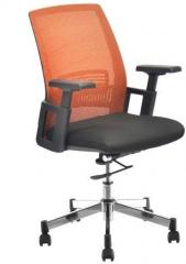 Nilkamal Edric Ergonomic Office Chair in Brown & Black Colour