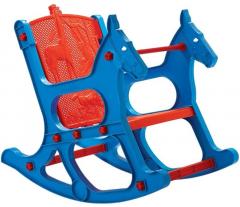 Nilkamal Jungle Kids Rocking Chair in Red And Blue Color