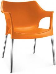 Nilkamal Novella Chair in Orange Colour