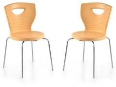 Nilkamal Novella Series 15 Set of 2 Chairs in Biscuit Colour