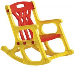 Nilkamal Rocker Kids Chair in Red and Yellow Colour