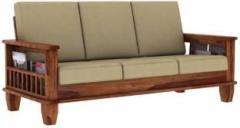 Nk Furniture Three Seater Sofa Set With Cushions For Living Room Fabric 2 + 1 Sofa Set