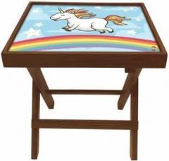 Nutcase Cute Unicorn Solid Wood Side Table