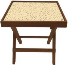 Nutcase Pattern Shade Solid Wood Side Table