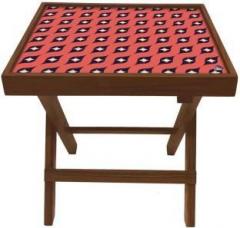 Nutcase Peach Retro Collection Solid Wood Side Table