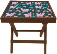 Nutcase Sweet Unicorns Solid Wood Side Table