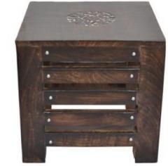 Onlineshoppee Handmade Cum End Table Solid Wood End Table